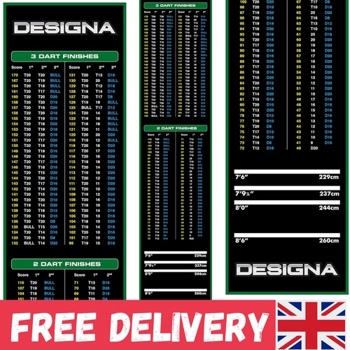 Green darts mat with - green,