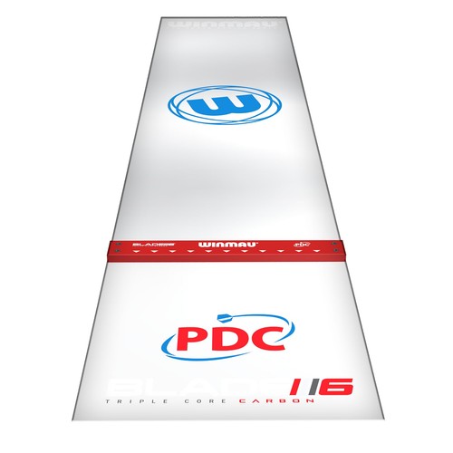 Winmau clear zone dart mat - zone,