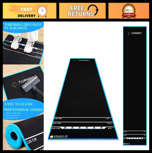 Dart mat non slip carpet - non-slip, with